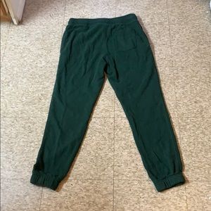 Plain green joggers
